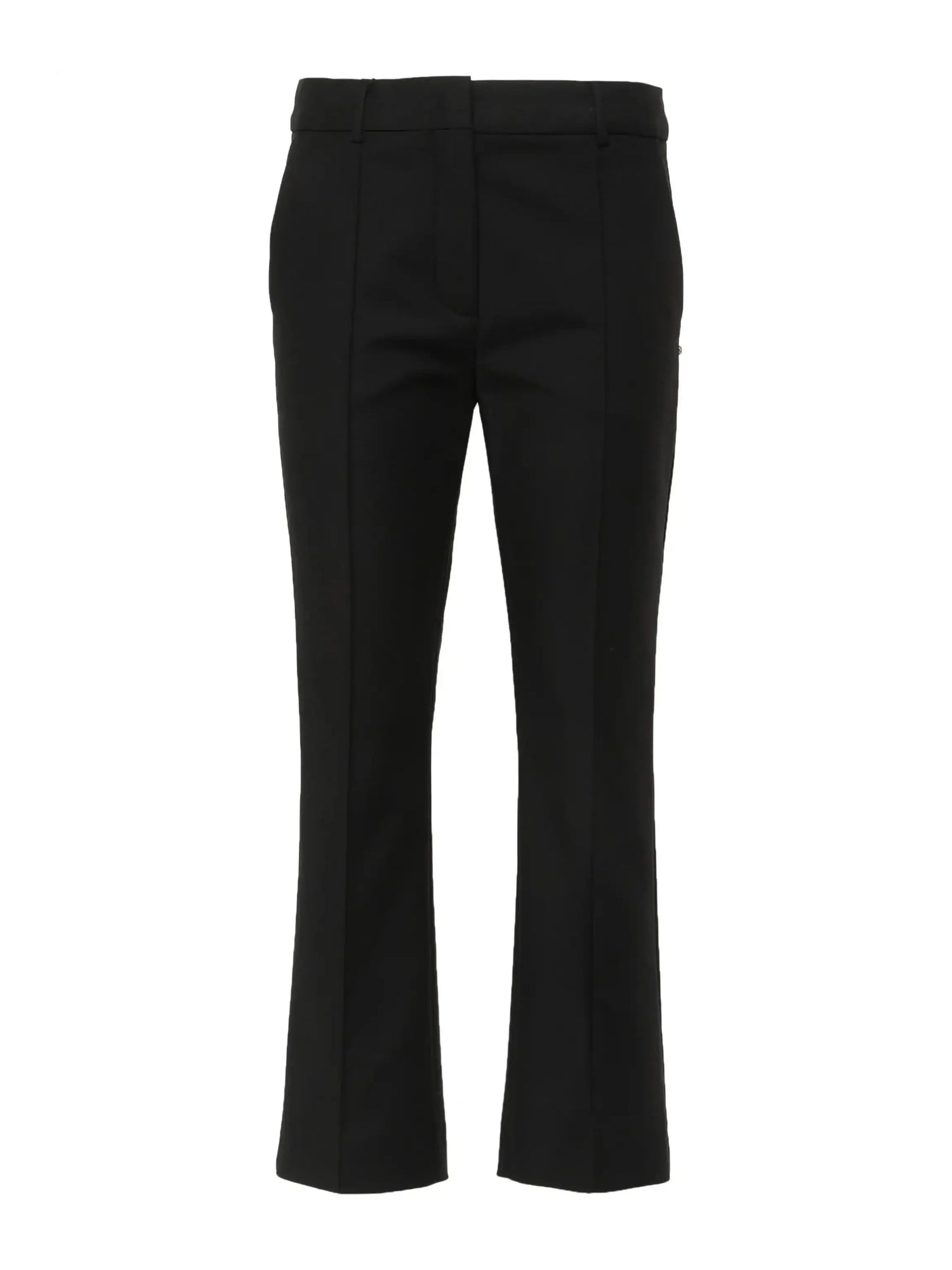 ASIAGO Stretch cotton trousers, black