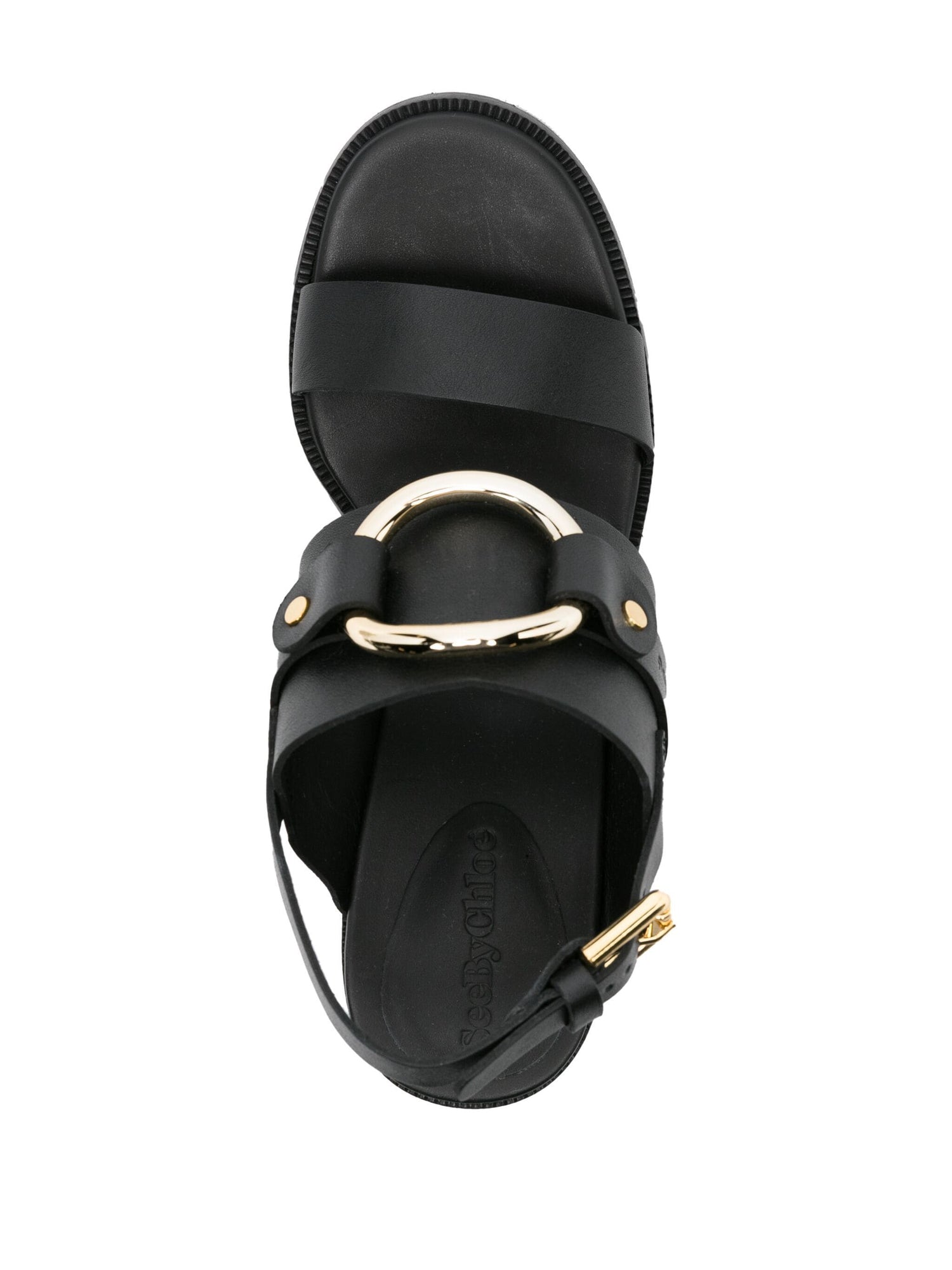 Hana high-heeled sandals, black