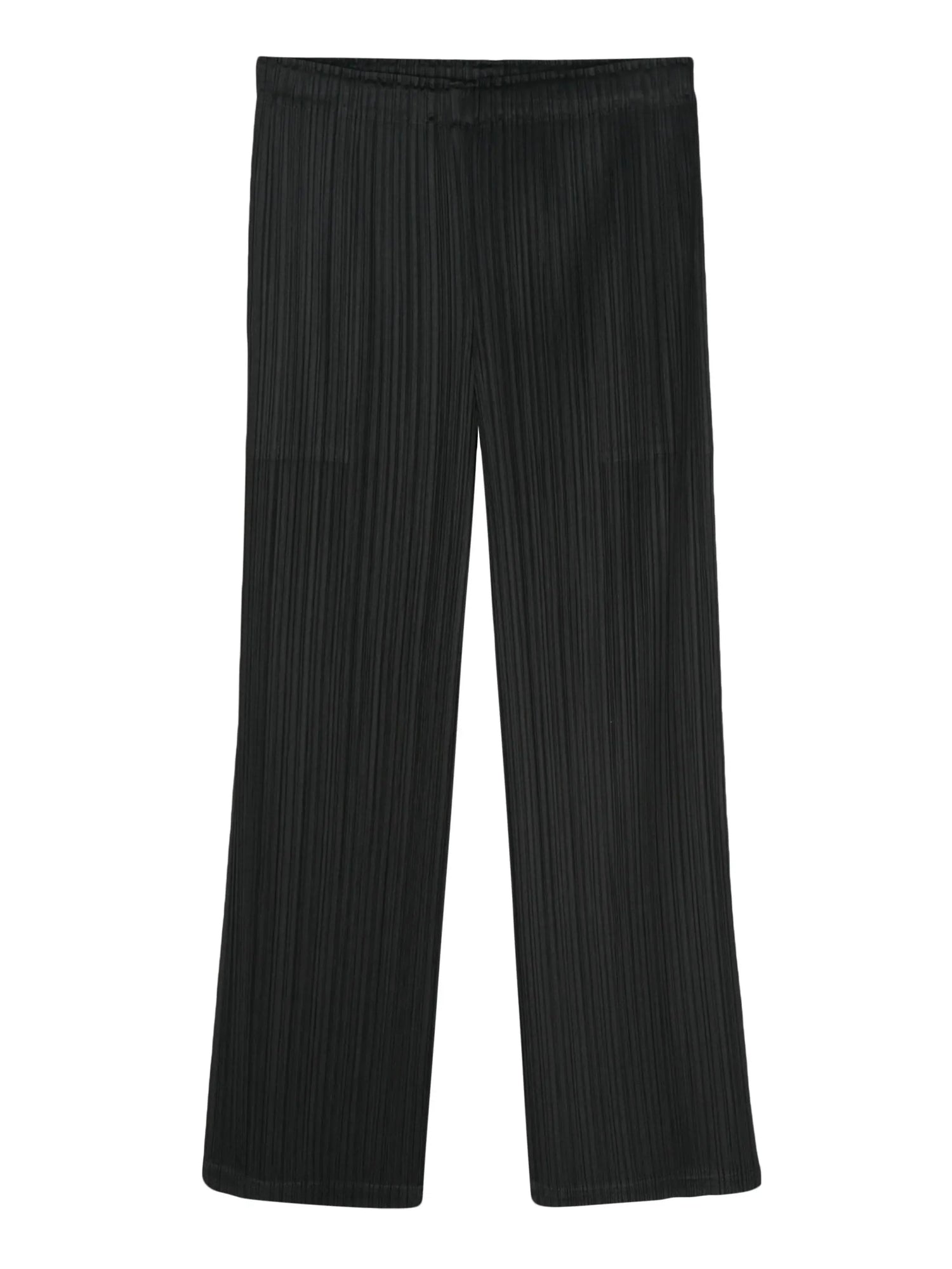 Pleated full-lenght trousers, black (carryover)