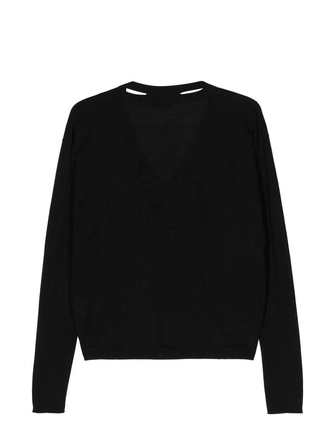 Refined essentials pullover, black