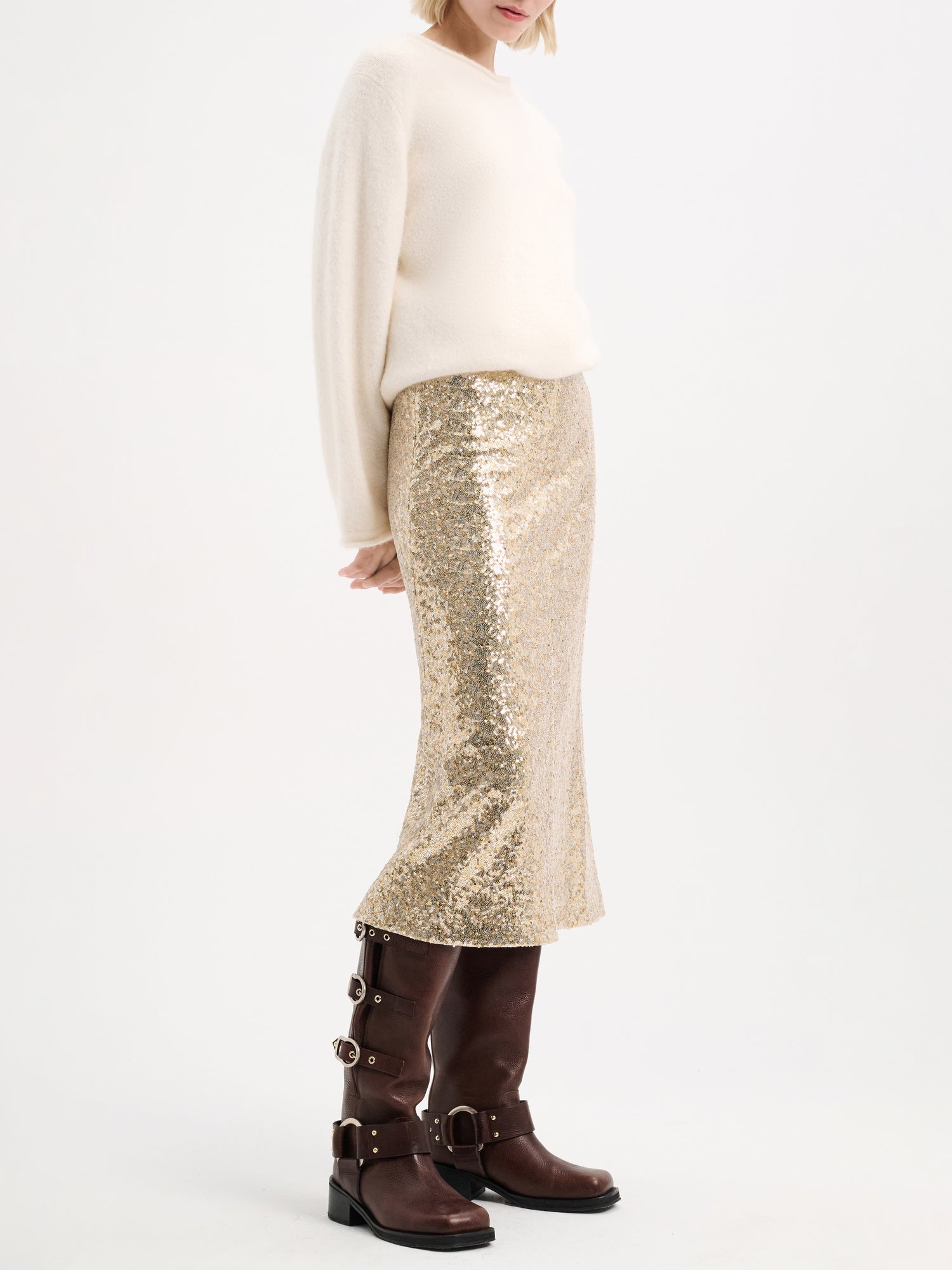 SHIMMERING COMFORT skirt, colorful sparkle