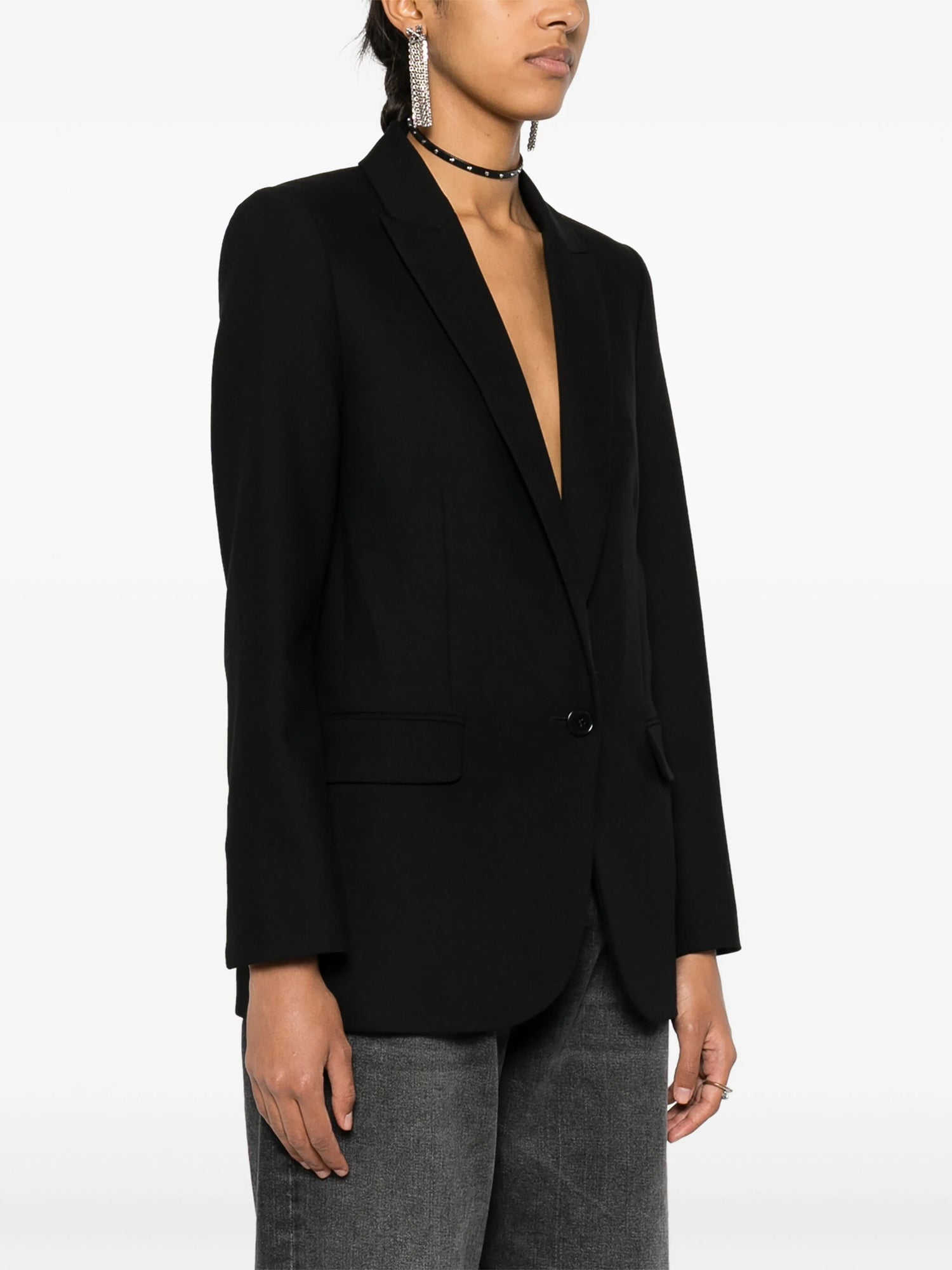 Valse Strass Poeme Blazer, black