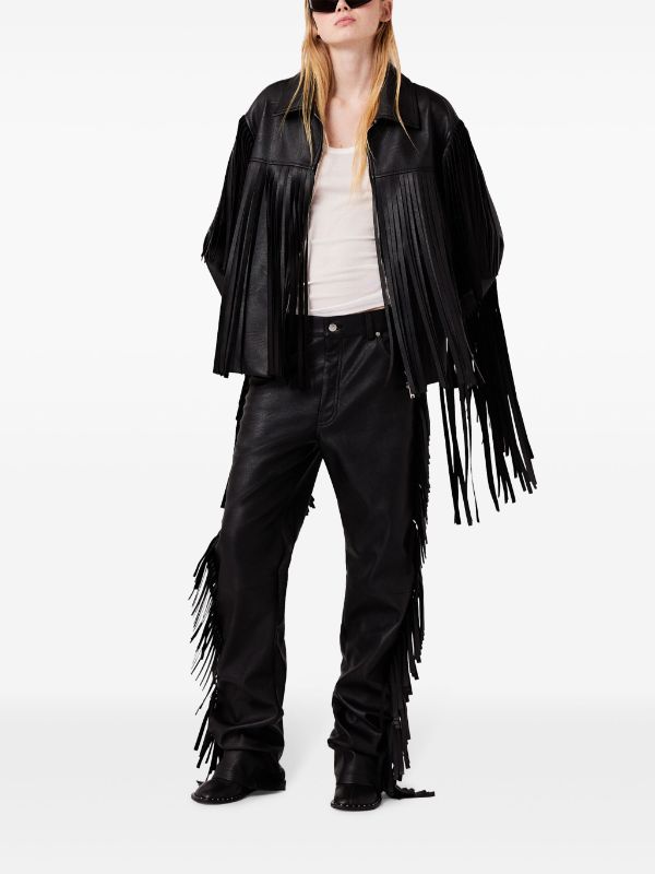 Altermat Fringe Jacket, Black