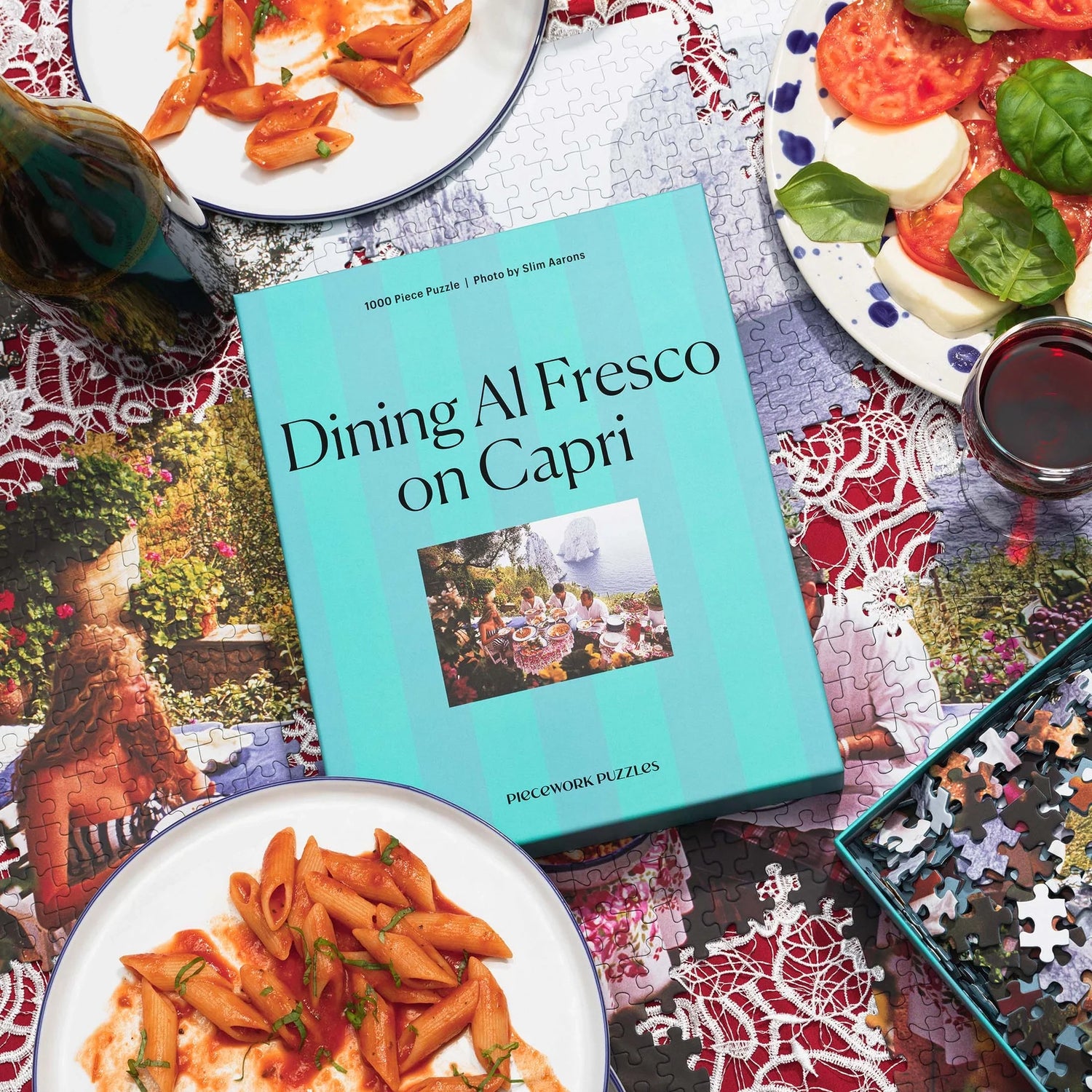 Dining Al Fresco on Capri puzzle, Slim Aarons Collab (1000 pcs)