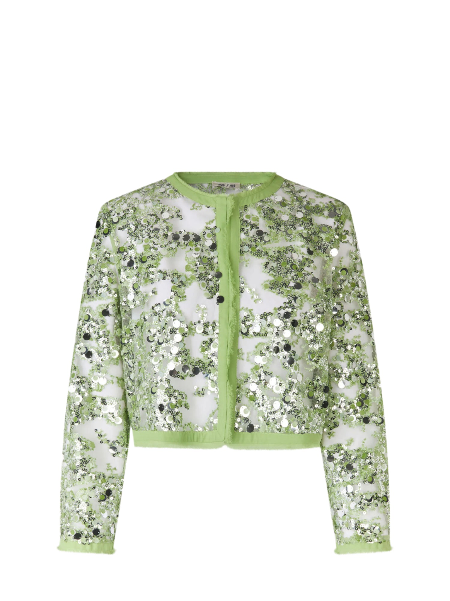 Bethina jacket, herbal garden sequins