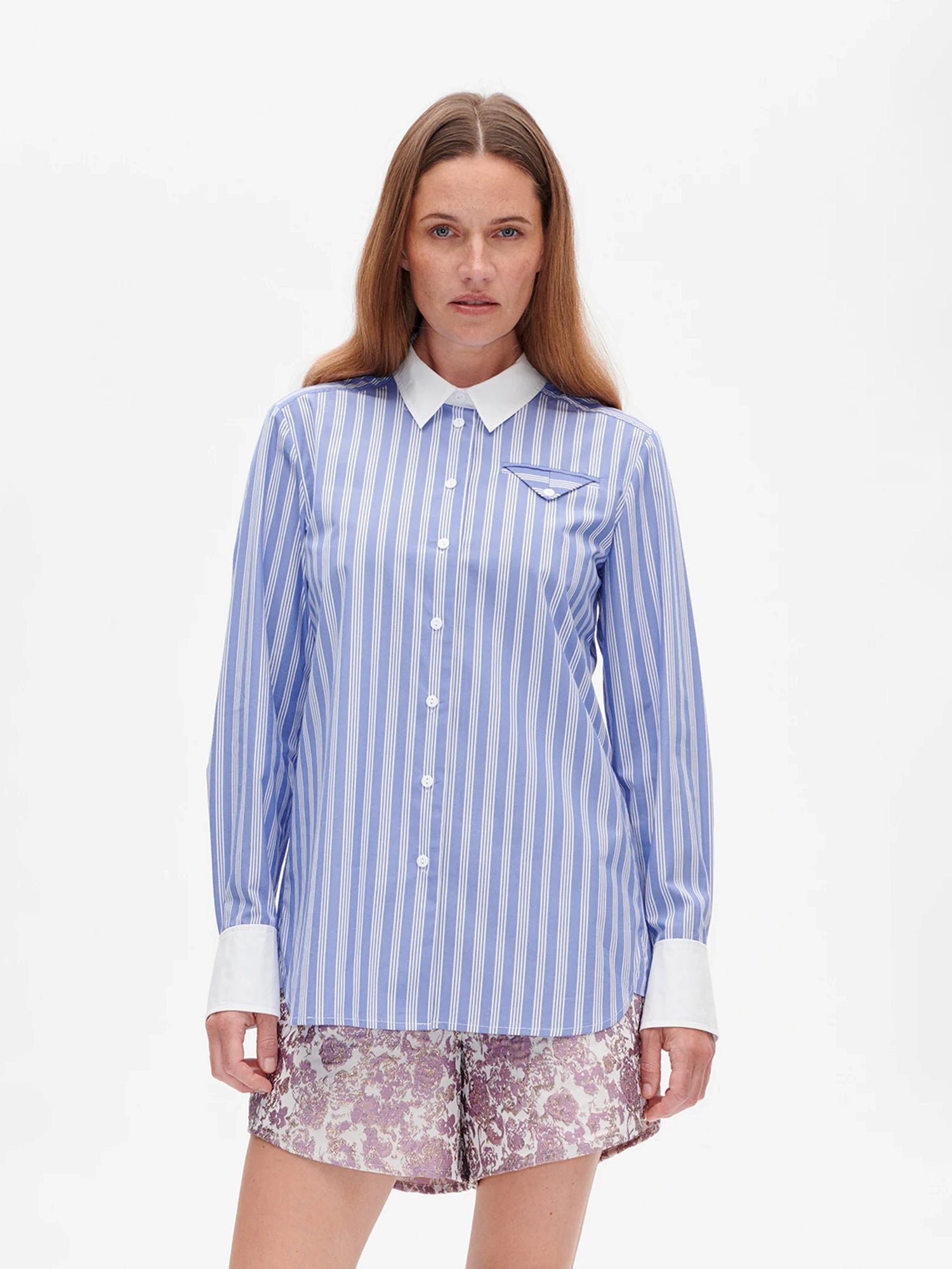 Mejra shirt, Wedge Blue Stripe