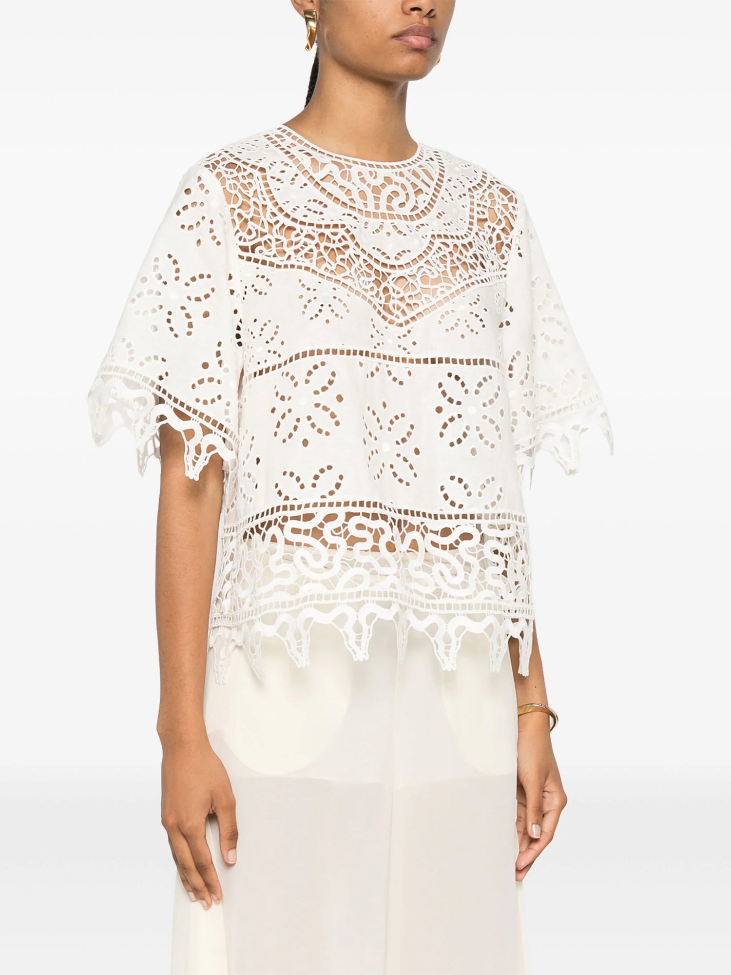 Aria Blouse, ivory