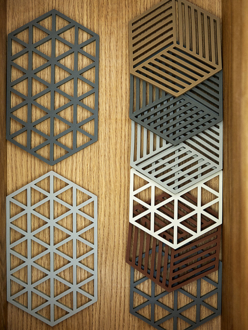 Hexagon trivet, terracotta