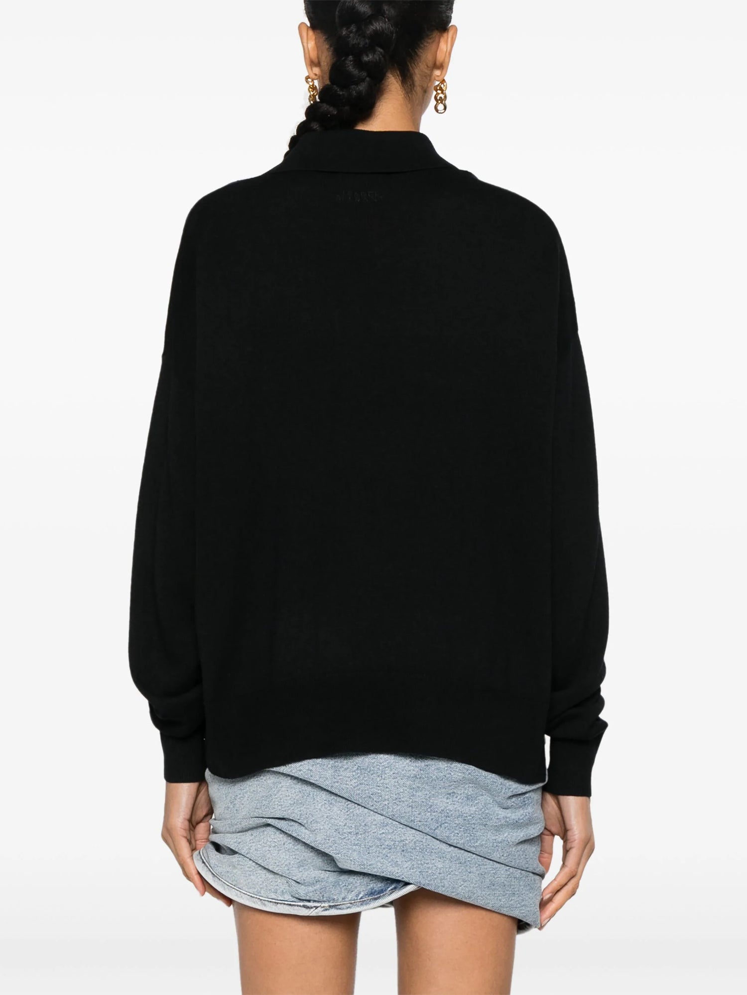 GALIX knitted sweater, black