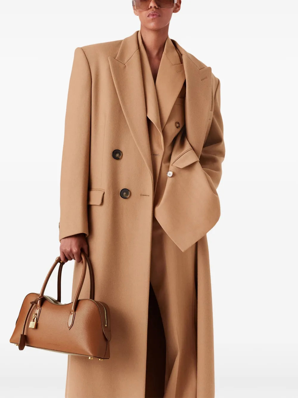 Ryder medium bag embossed grainy eco alter mat, brandy