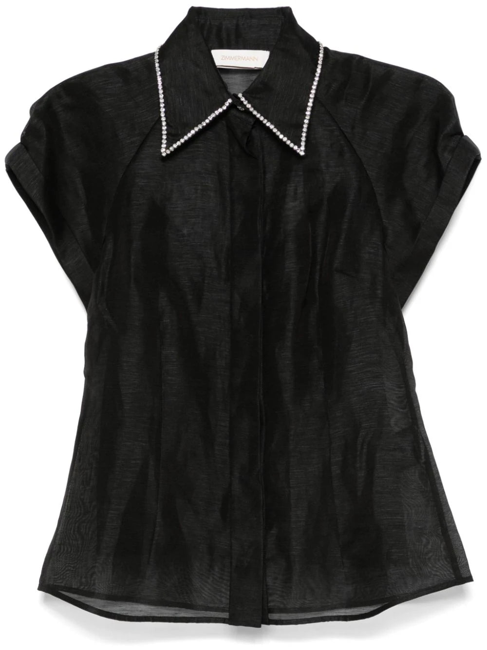 Eden Fitted Blouse, black