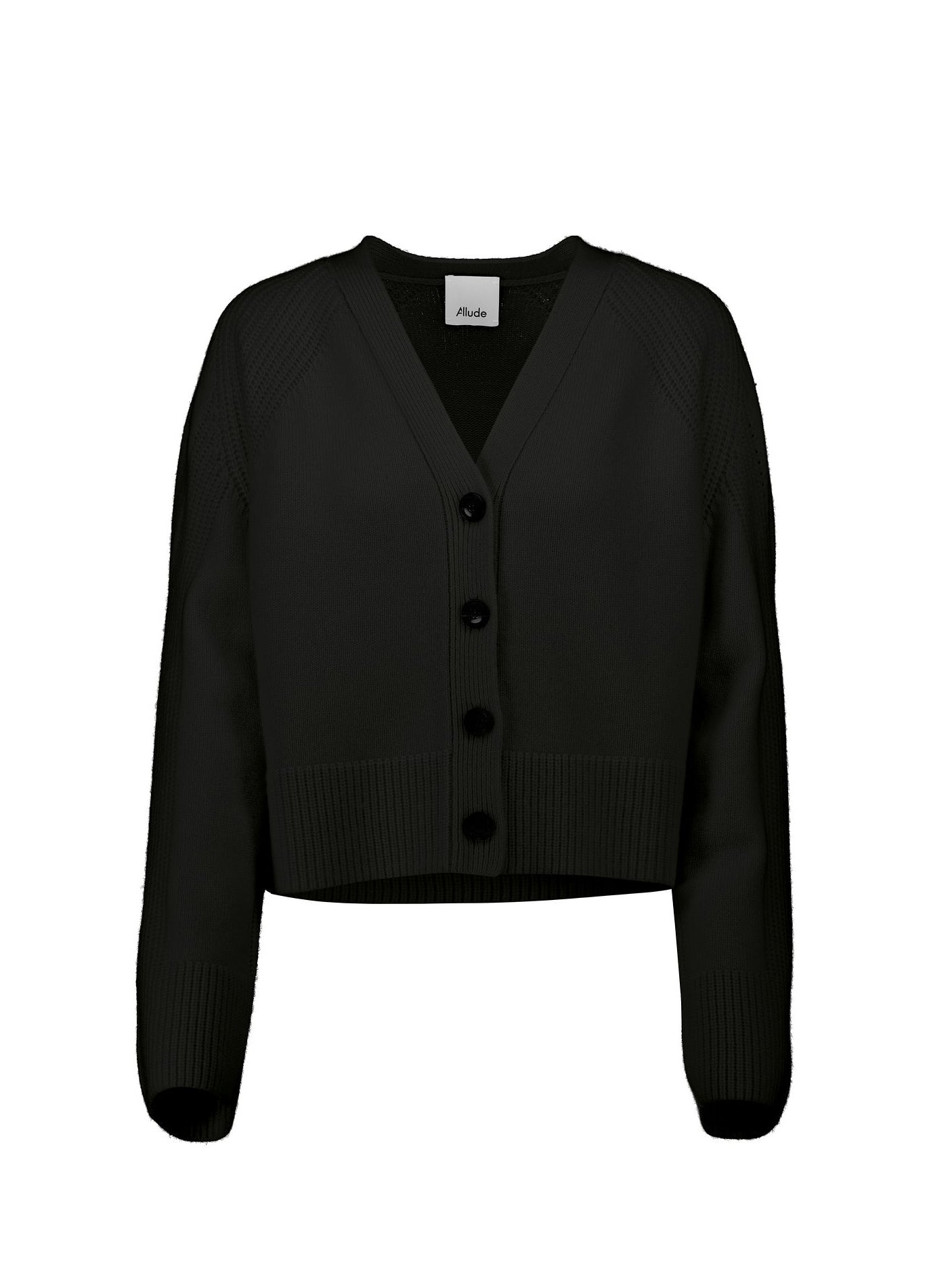 V-neck cardigan, black