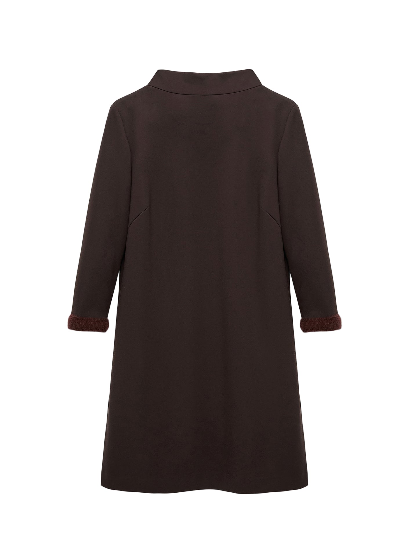 Emotional essence dress, dark chocolate