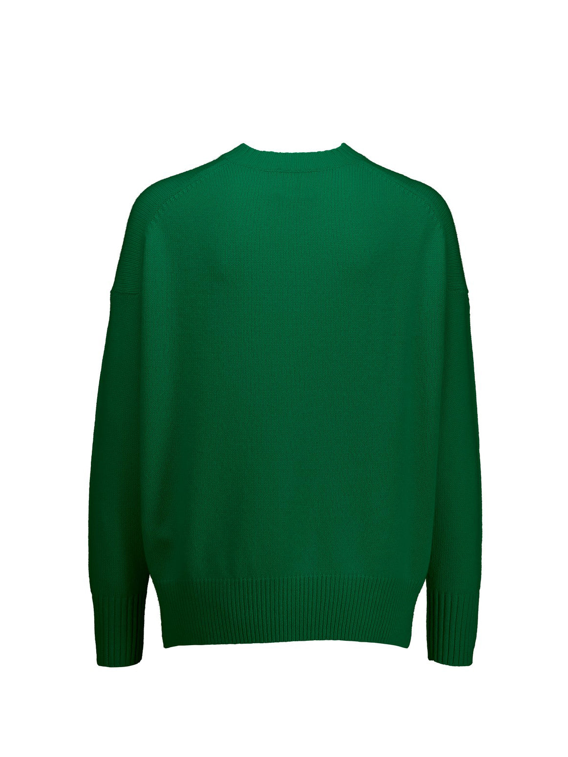 Cashemere round neck sweater, green