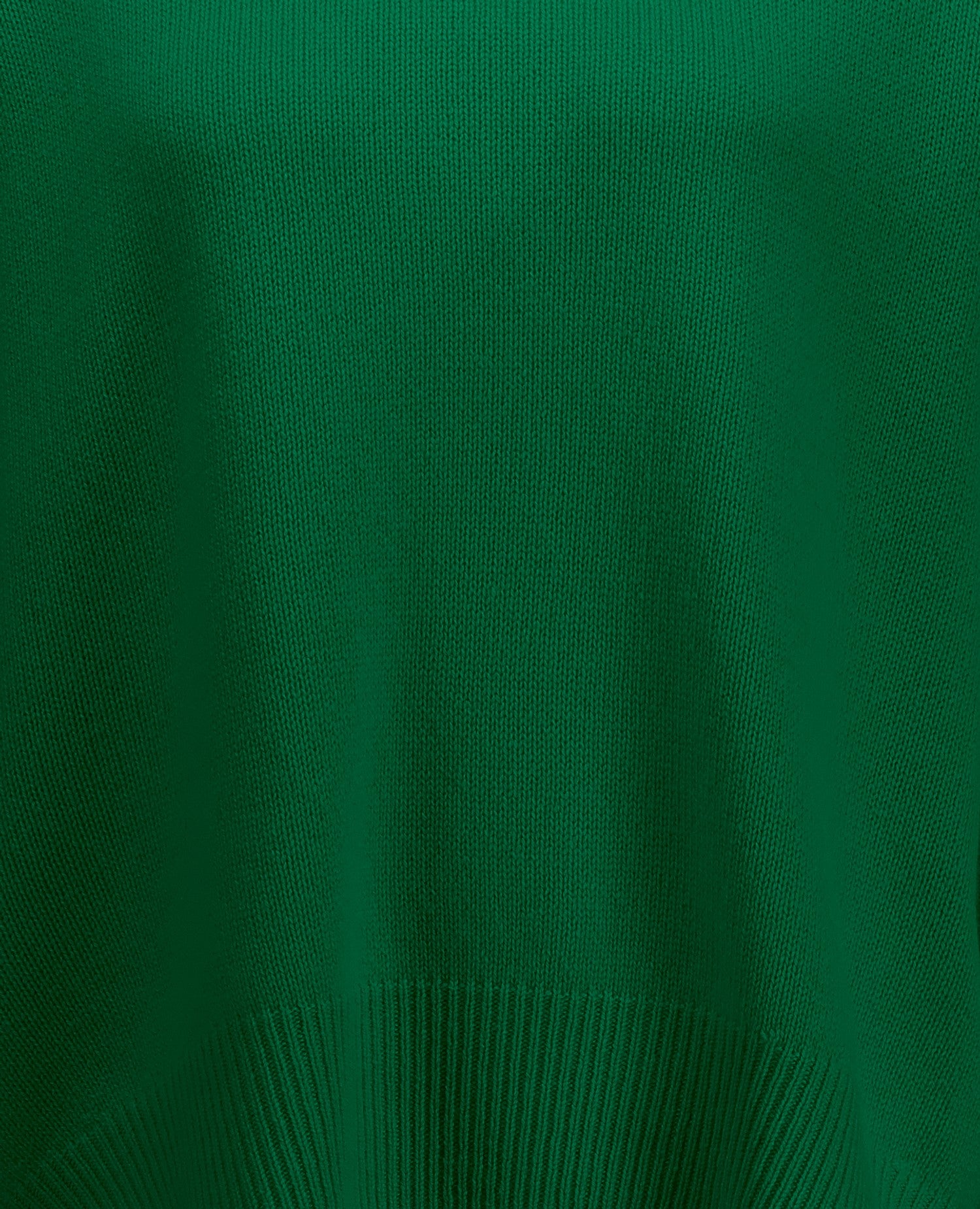 Cashemere round neck sweater, green