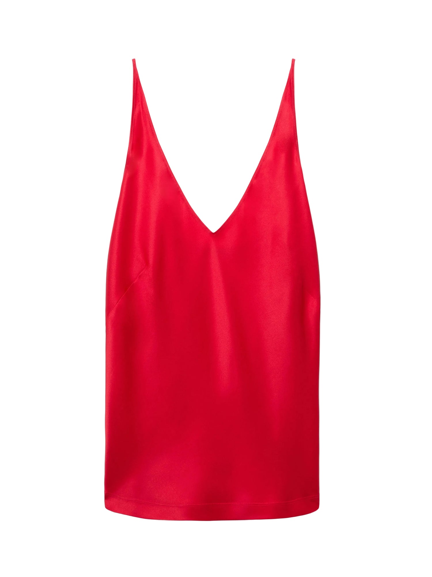 Sense of shine top, bright red