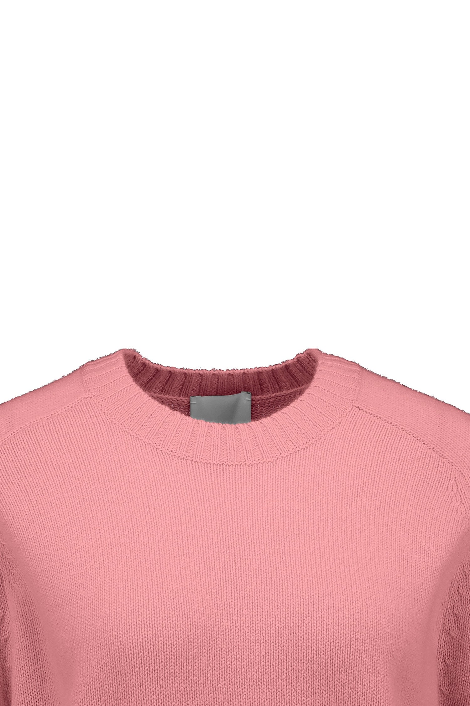 Cashmere short sleeve pullover, pink