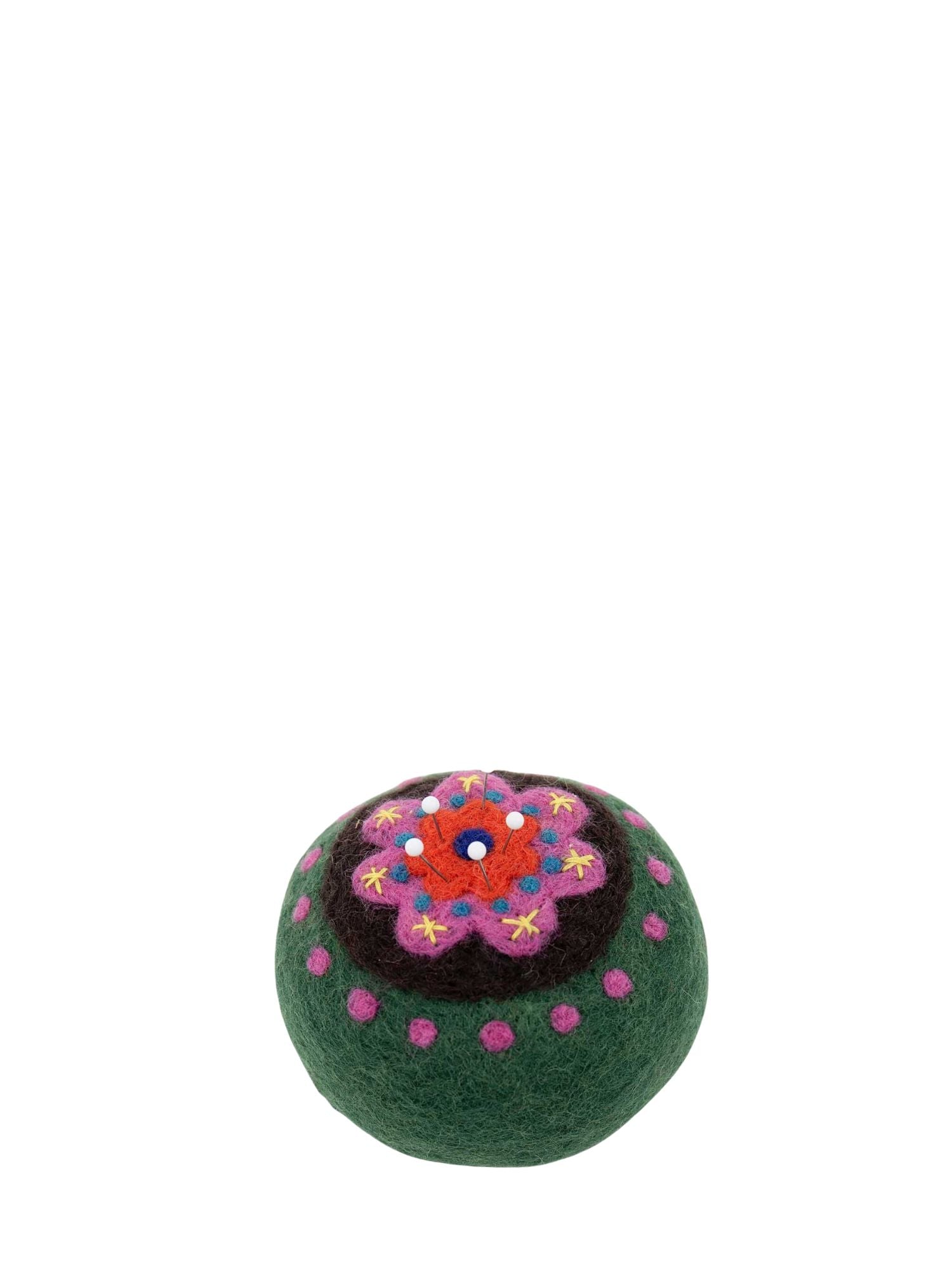 Bloom pincushion, green