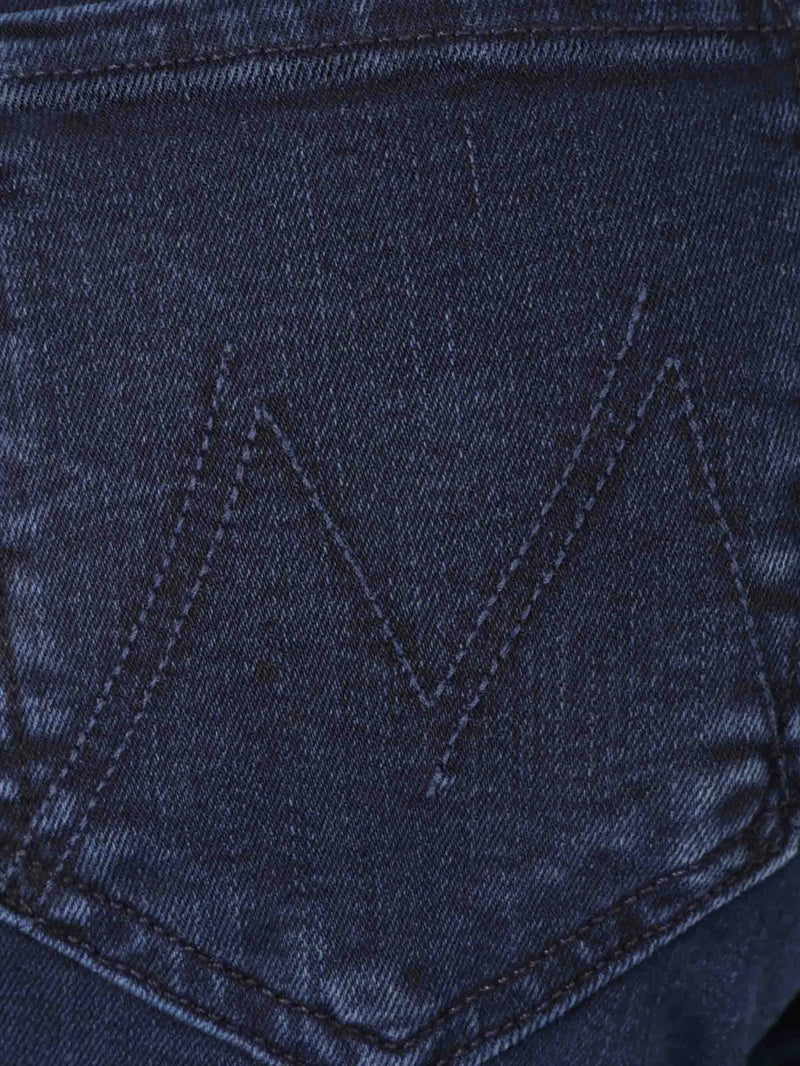 The Dazzler ankle mid rise, chip on my shoulder dark blue wash