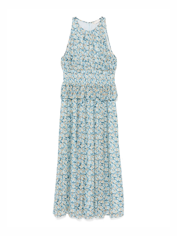 Adeline Dress, idalia mini floral shibori print