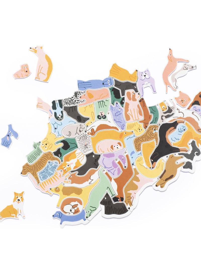299 Dogs (and a cat) - A canine cluster puzzle (300 pcs)