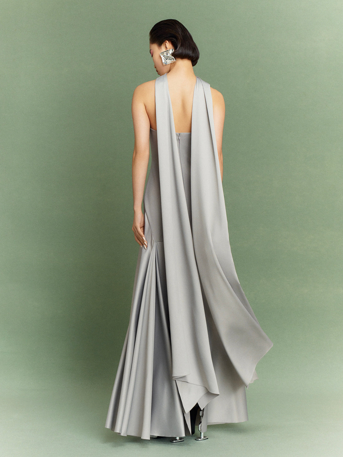 Solace London: Cece maxi dress, silver Solace London: Cece maxi dress, silver