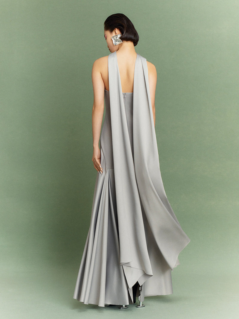 Cece maxi dress, silver