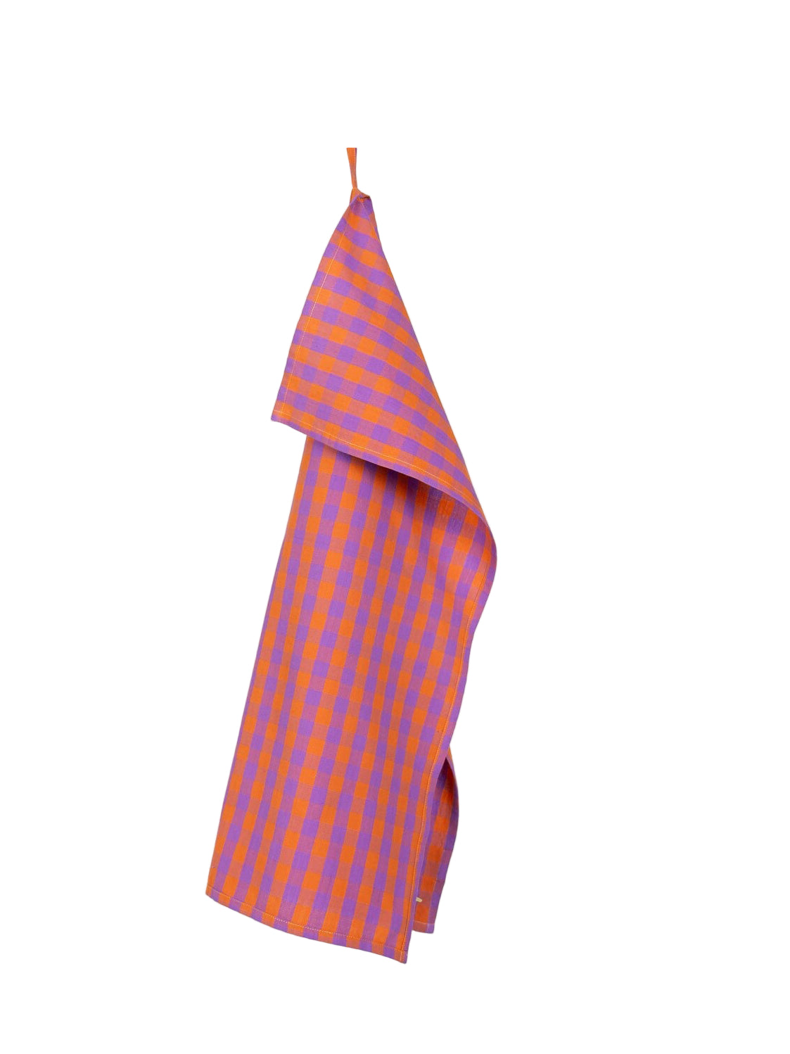 Nina towel, orange/lilac