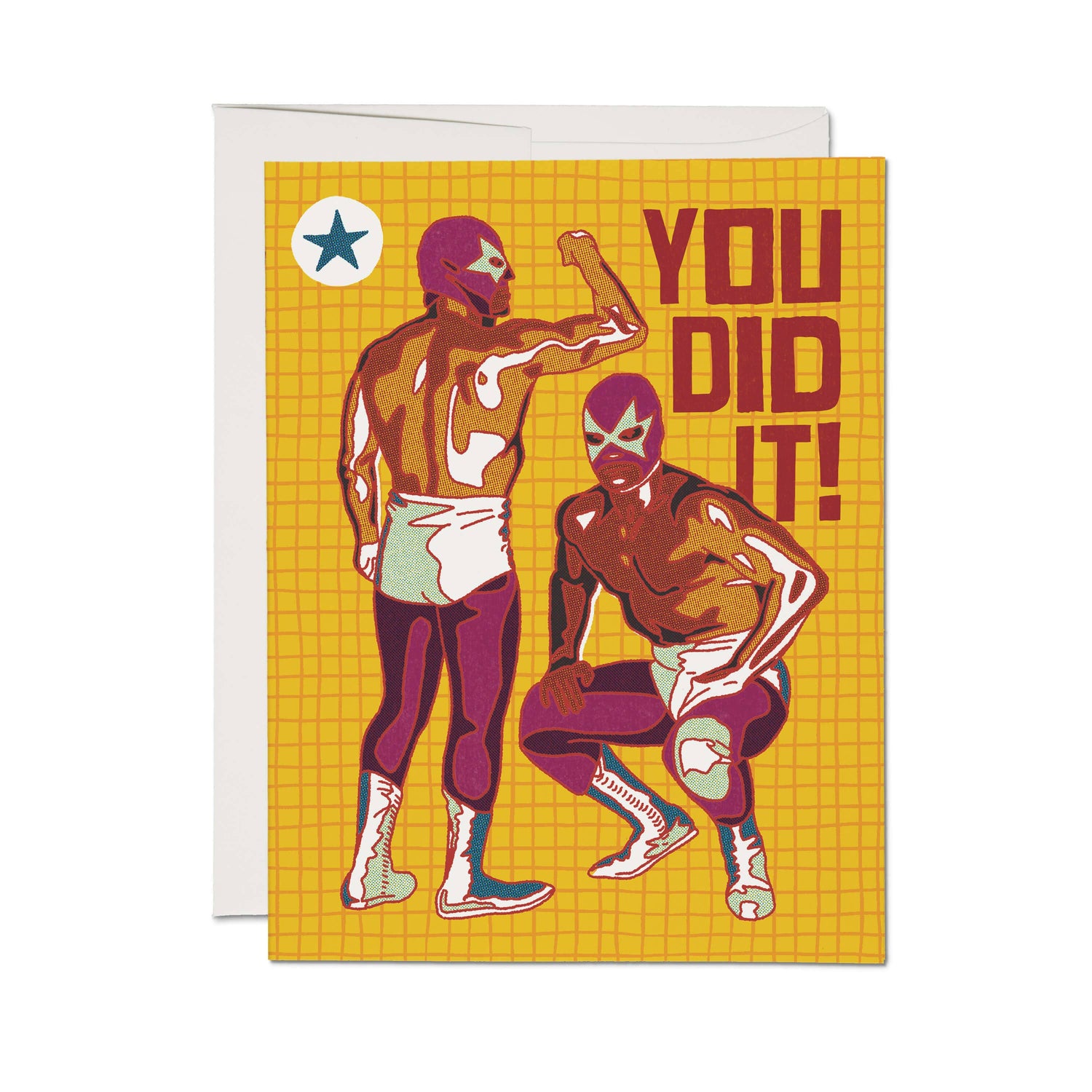 Luchador congrats card for all occasions