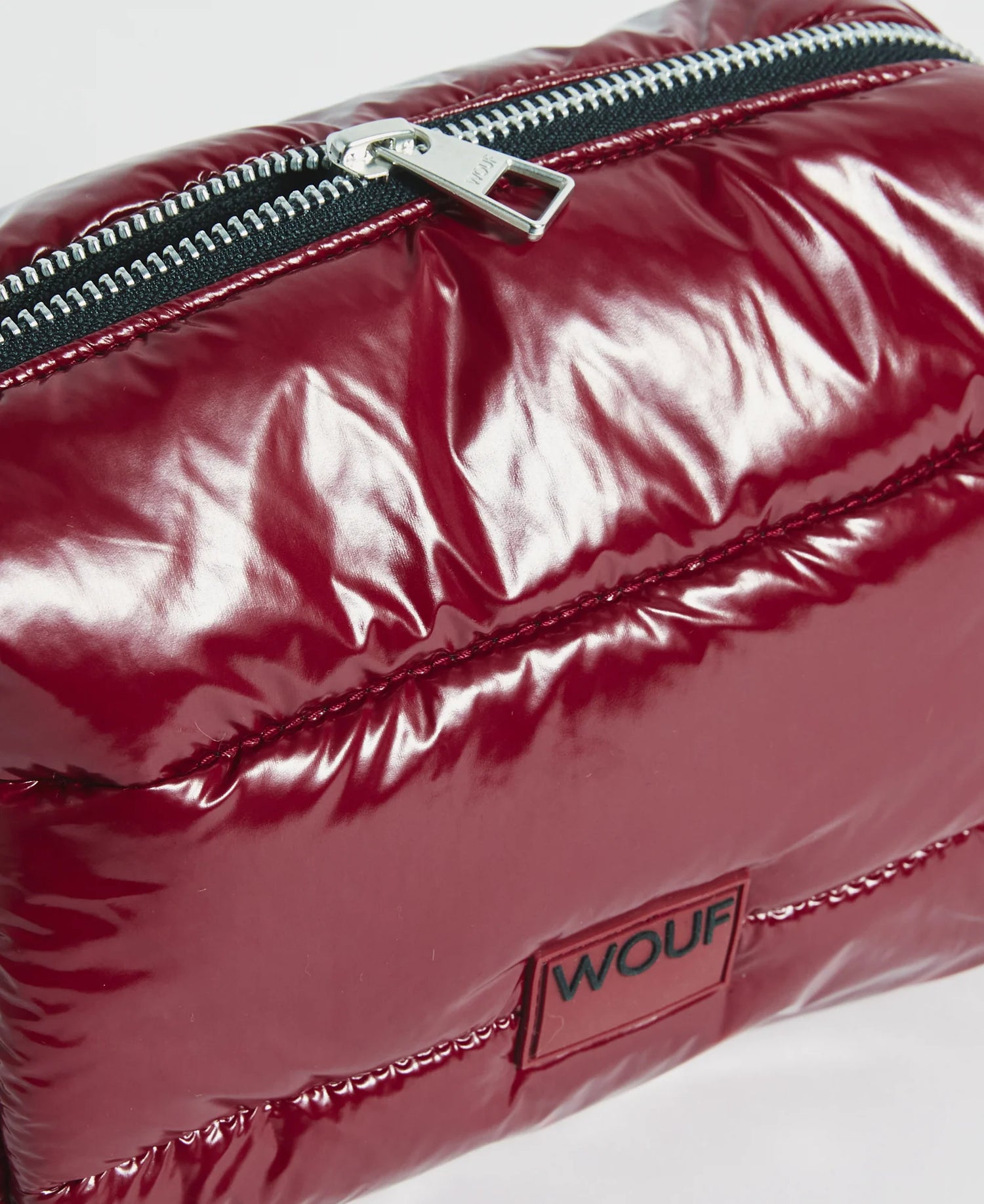 Burgundy Glossy Toiletry Bag