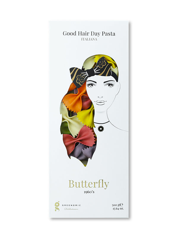 Good Hair Day Pasta Butterfly 1960's