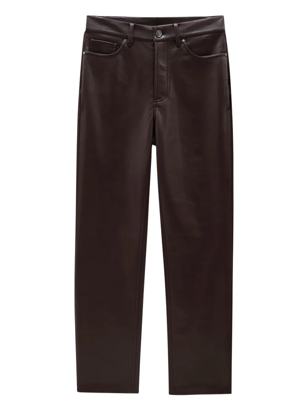 Bruno leather trousers, deep brown