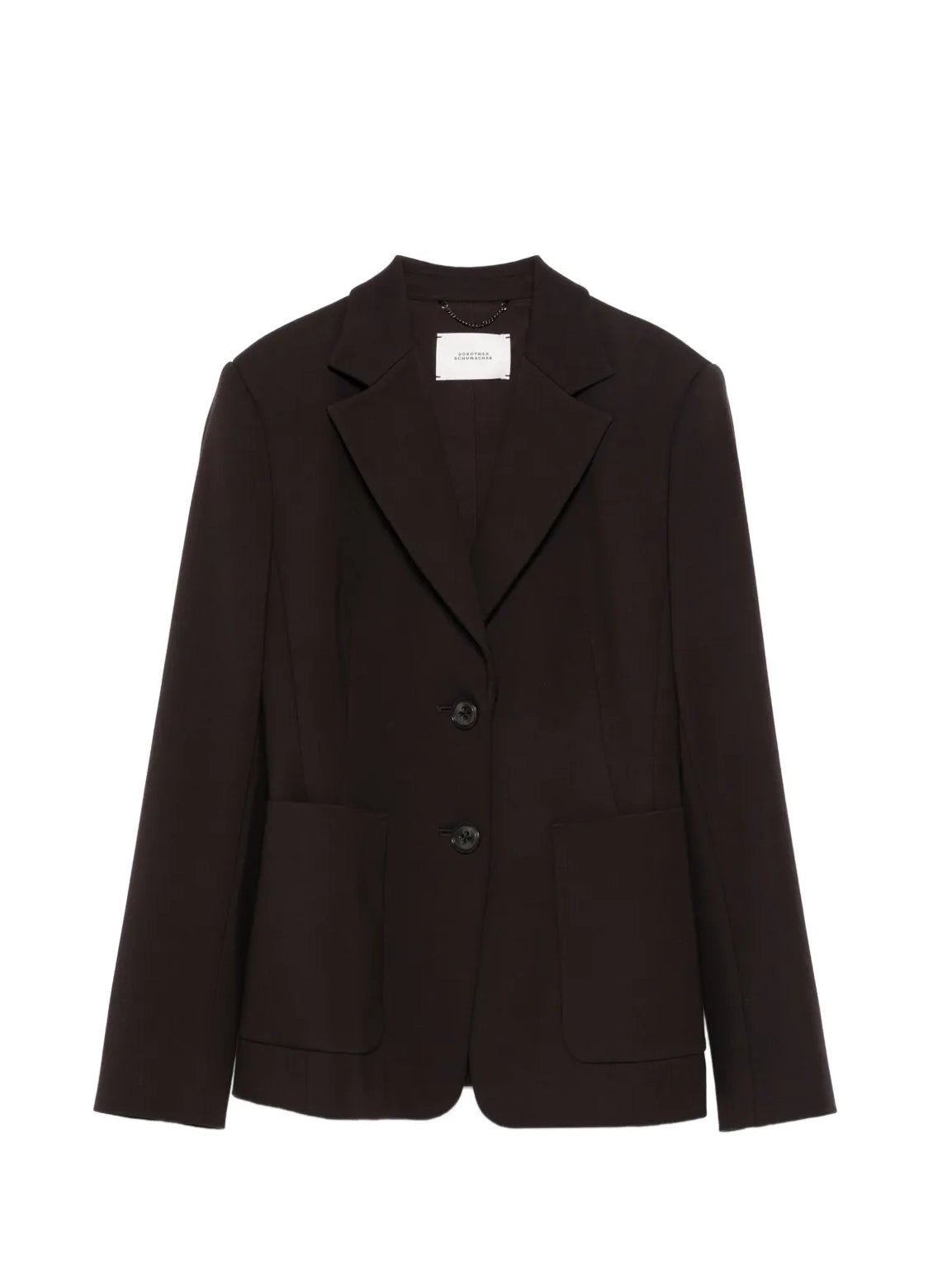 Emotional essence blazer, dark chocolate