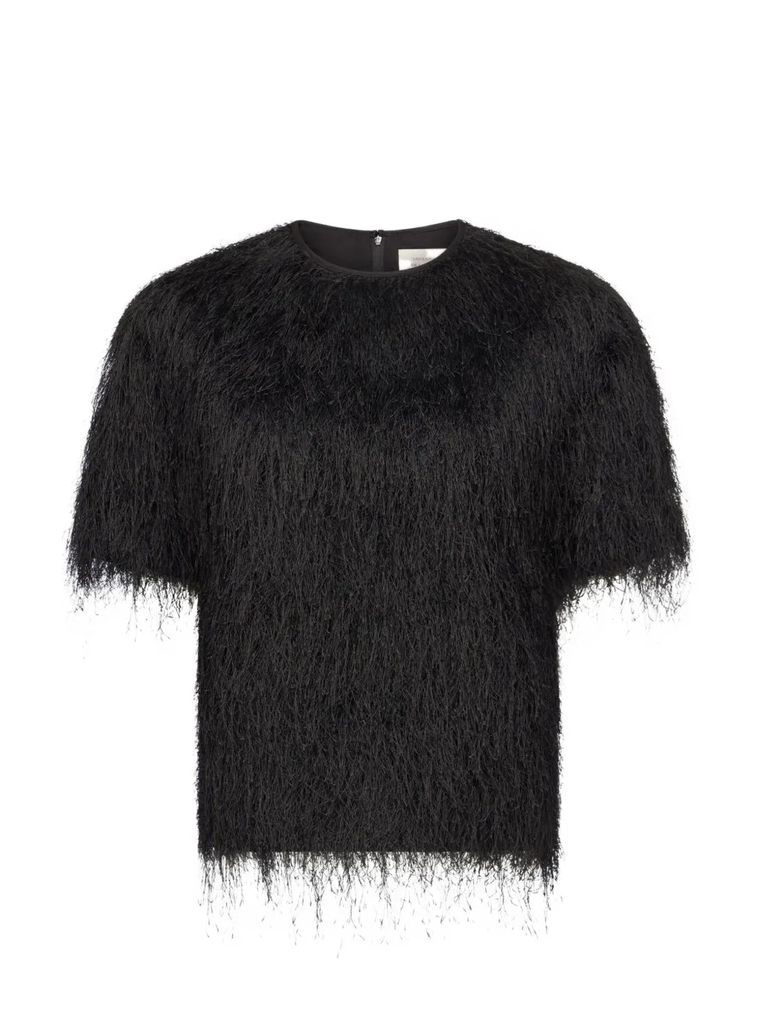 Zaro short sleeve top, Black