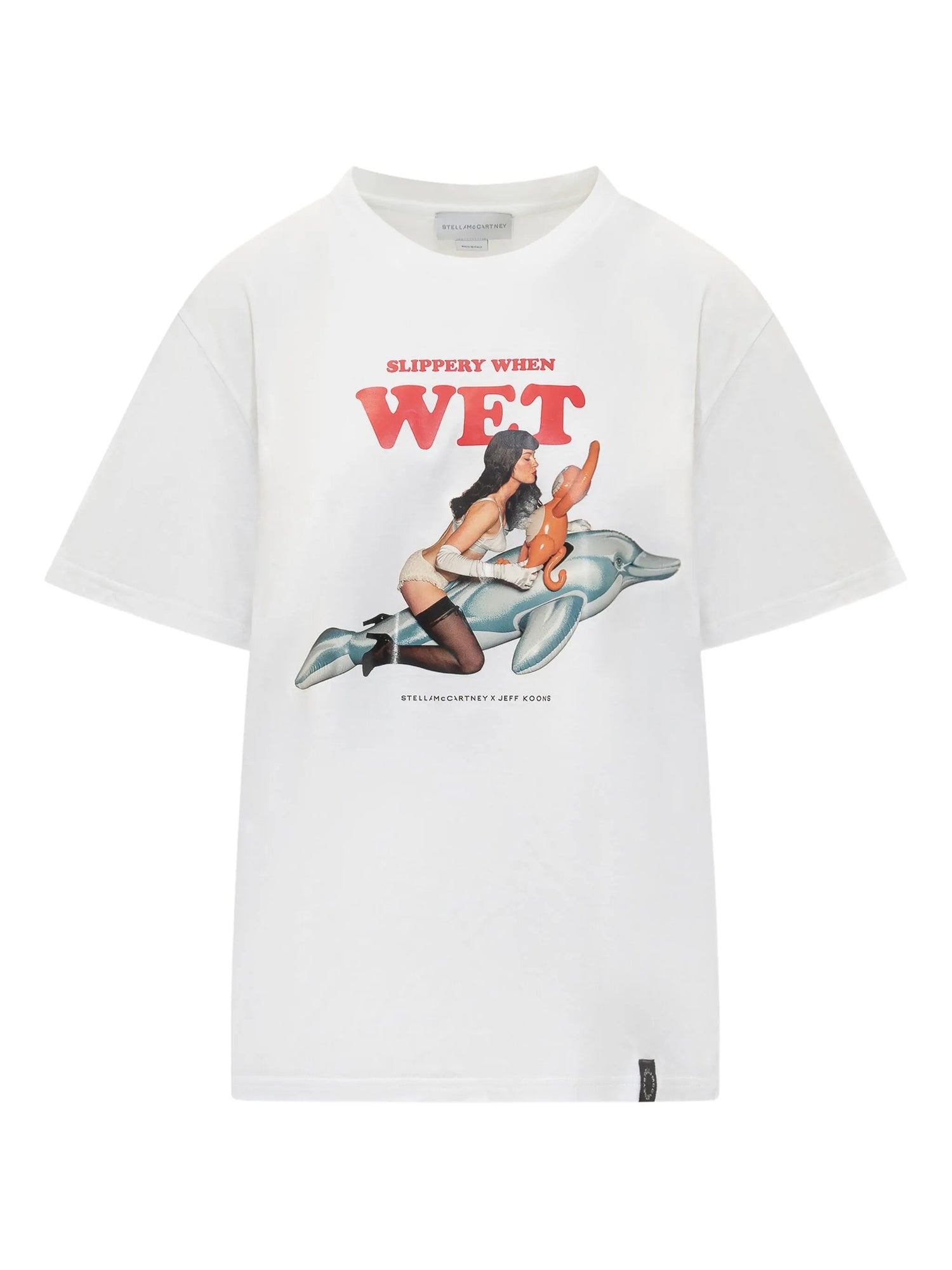 Jeff Koons collab boyfriend t-shirt, white