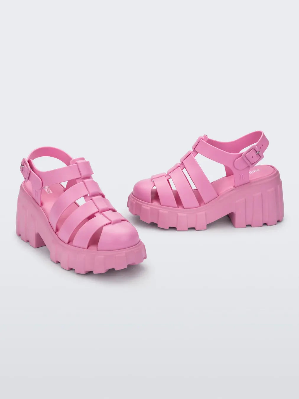 Megan platform sandals, pink