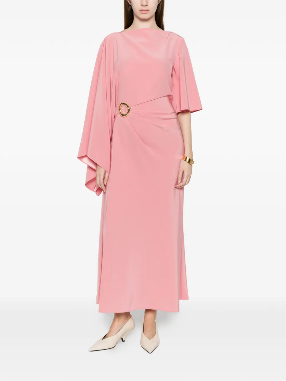 Joya dress satin twill, blush
