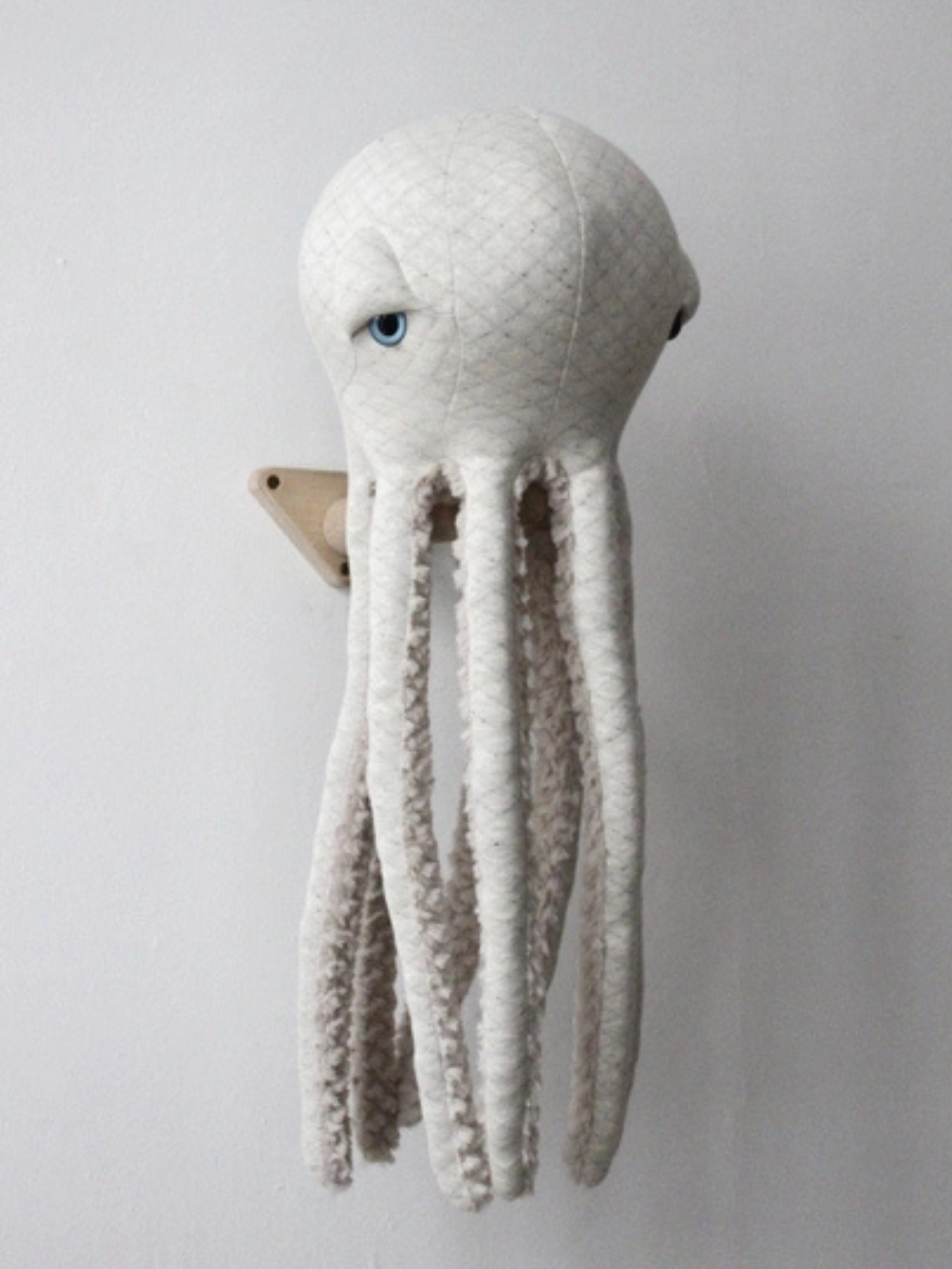 The Small Albino Octopus Stuffed Animal