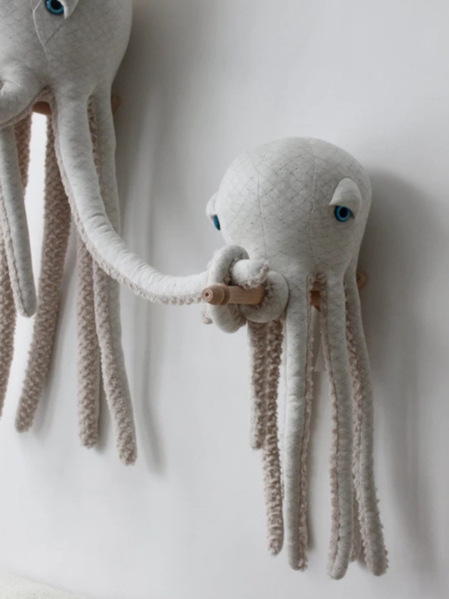 The Small Albino Octopus Stuffed Animal