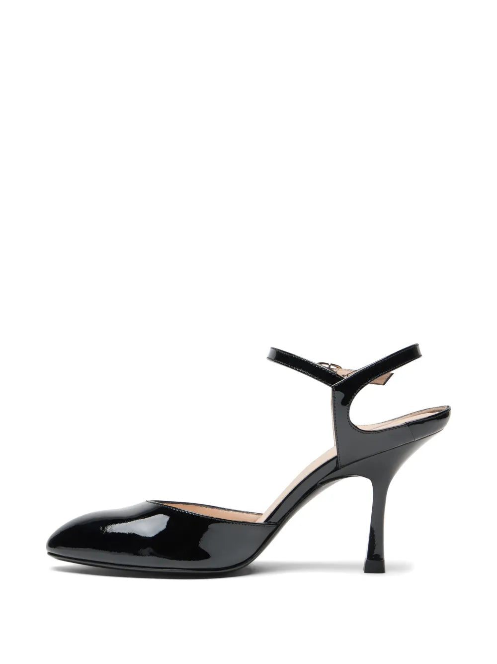 Madison strap pump (85mm), black