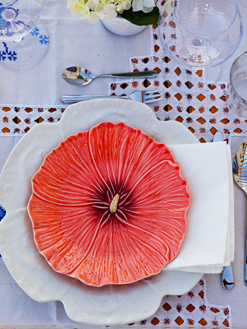 Hollyhock Plate, Maria Flor (22 cm)
