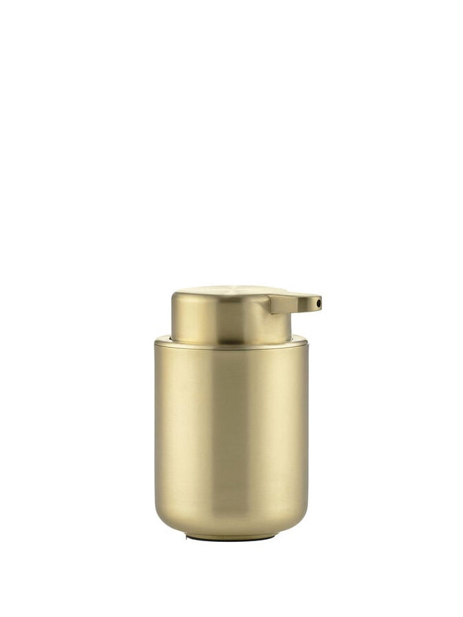 Ume soap dispenser, brass finish