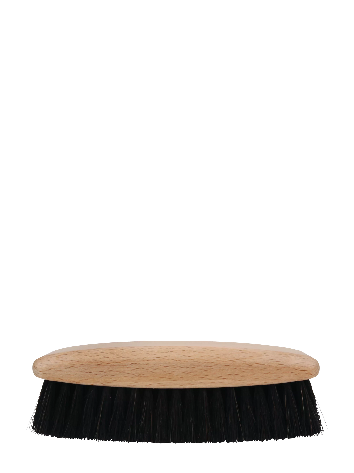 Premium shoe shine brush, black horsehair (for darker shoe creams)