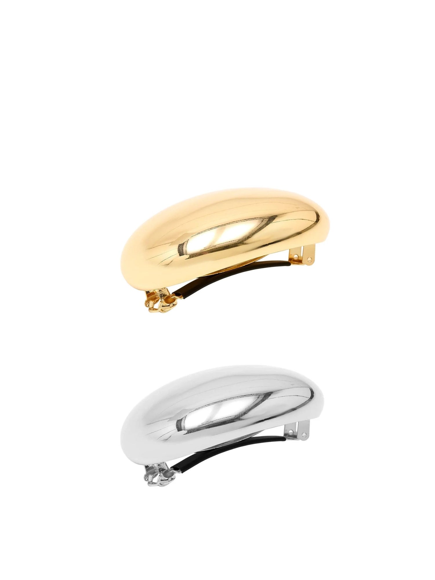 Liora barette, silver or golden
