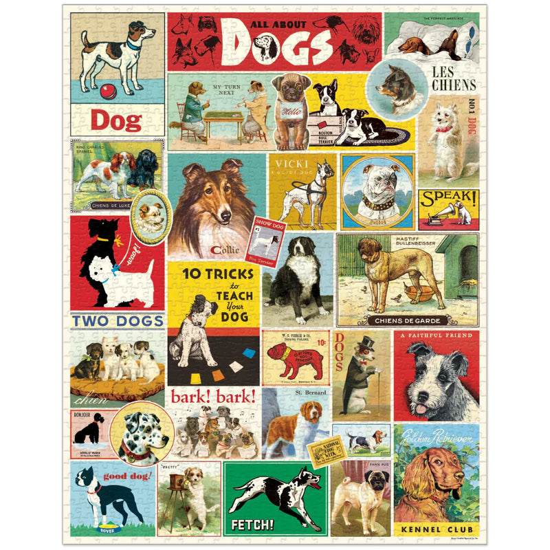Dogs vintage puzzle (1000 pieces)