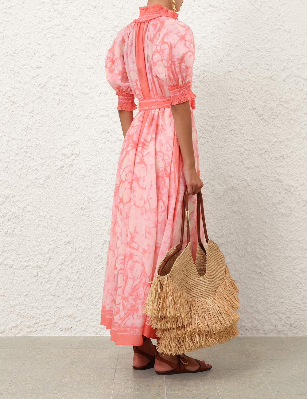 Indra swing maxi dress, pink