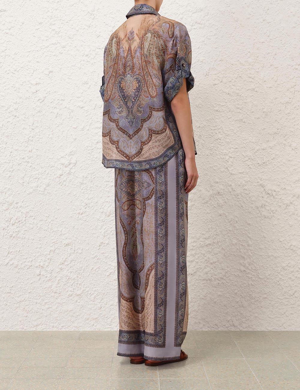 Wanderlust Relaxed Pant, tapestry blue multi