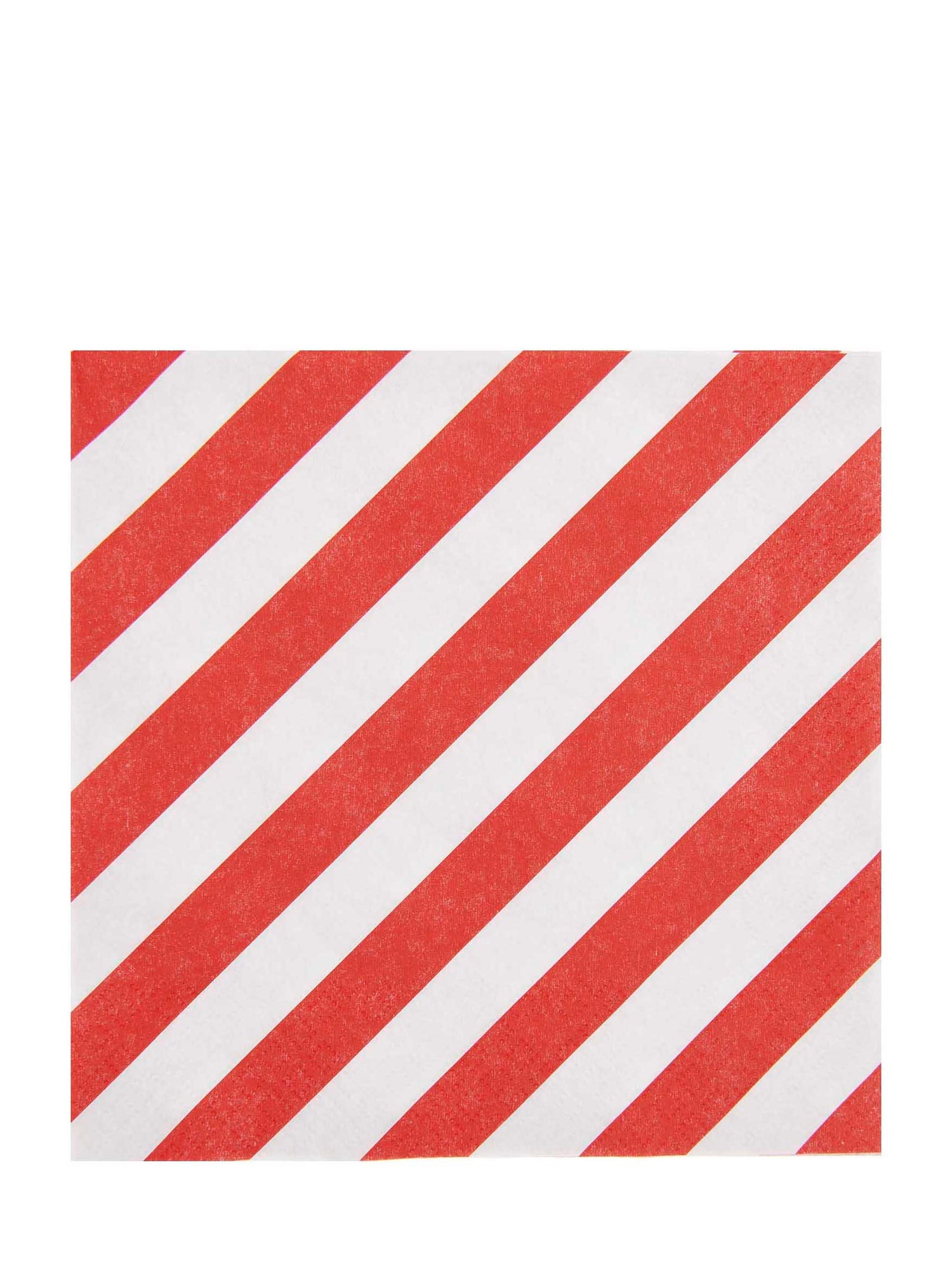 Napkins candy stripes, red-white, 20 pcs