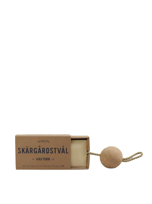 Havthorn soap bar on cork float