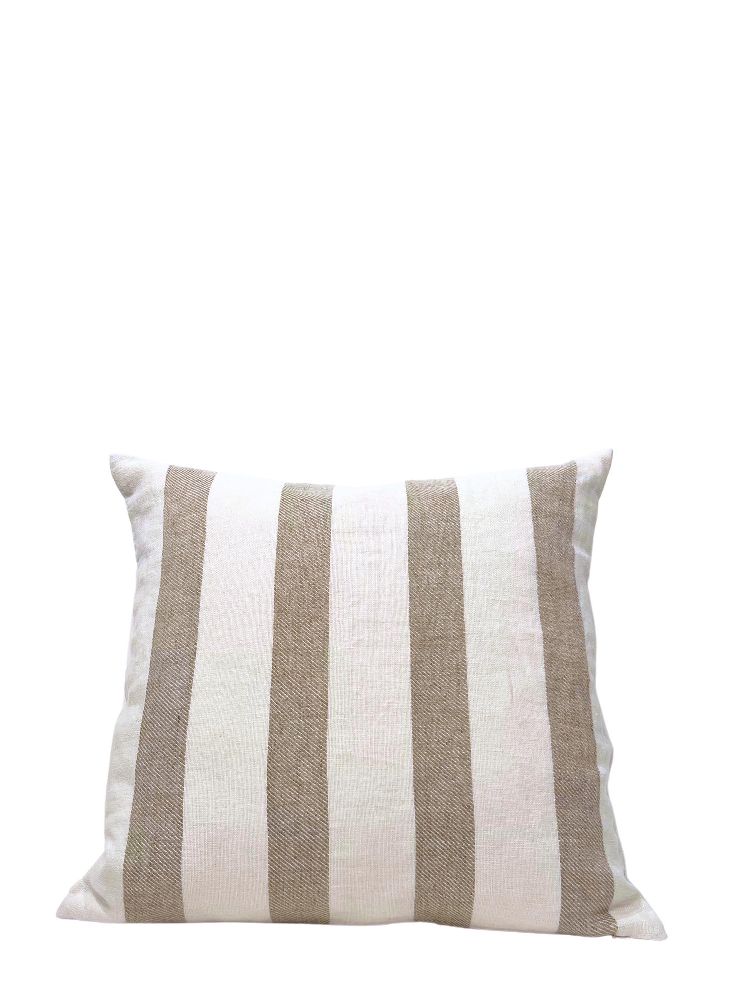 Bastide cushion cover, natural stripes (50 x 50 cm)